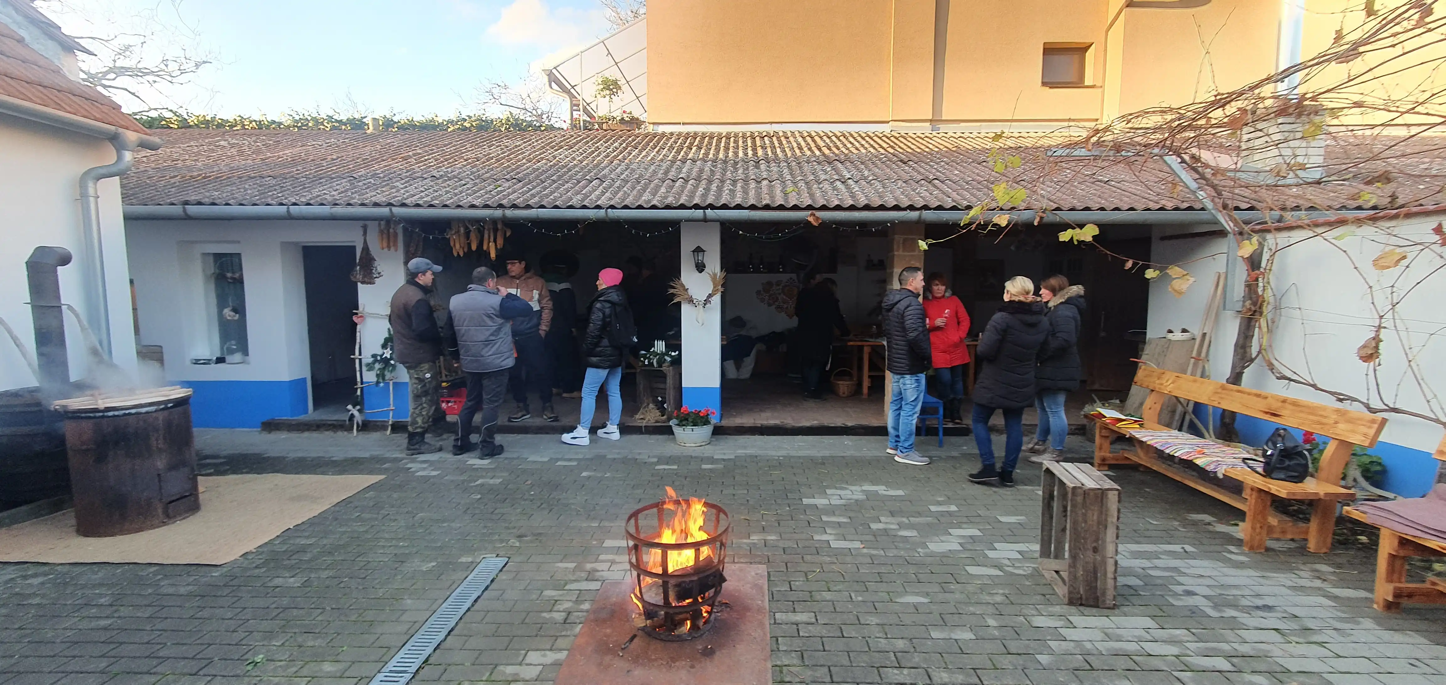 Advent na dvoře ubytka